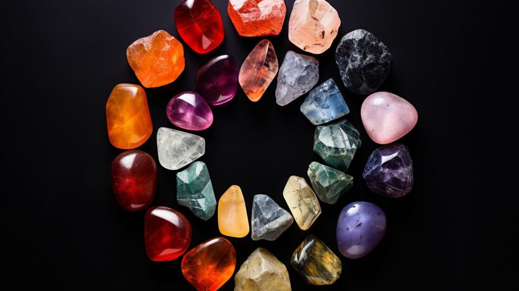 chakra healing crystals image