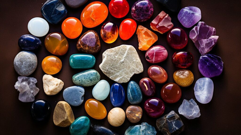 types of chakra healing stones
