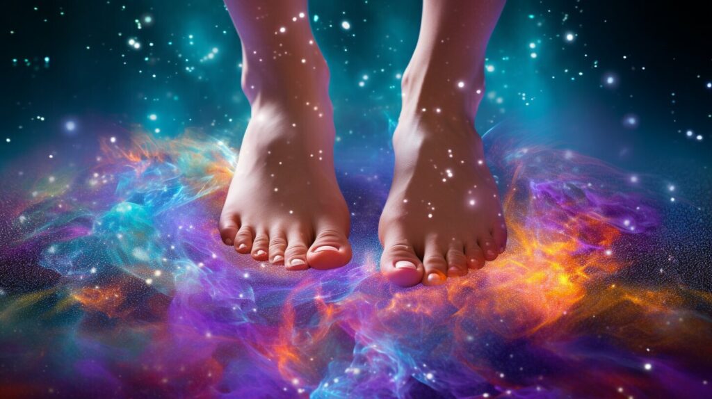 Wellbeing through Quasar Quantum Quantum Foot Detox