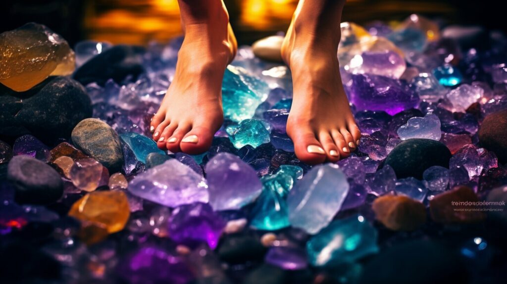 Quasar Quantum Healing Quantum Foot Detox and Crystal Energy