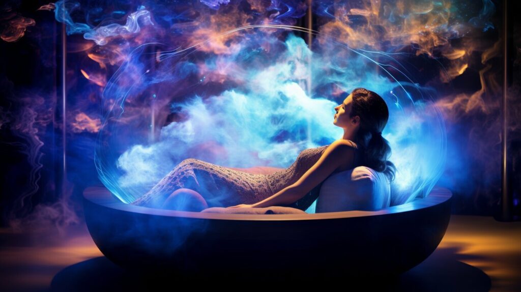 Aromatherapy in Quantum Theta Chamber