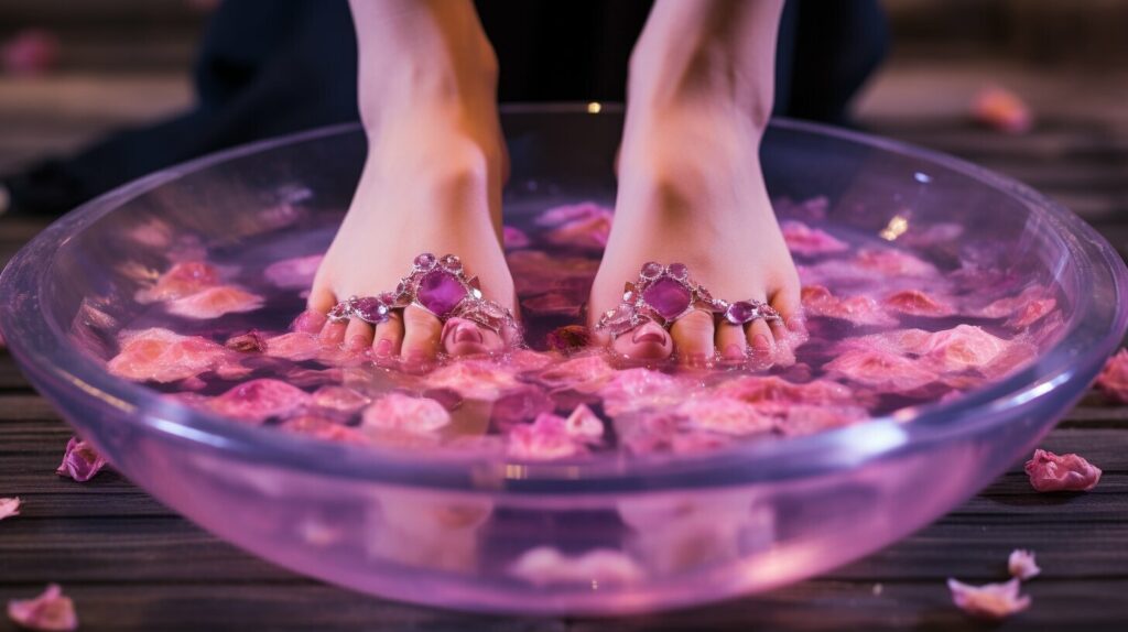 detoxifying foot bath