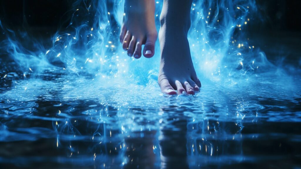 Wellbeing through Quasar Quantum Quantum Foot Detox