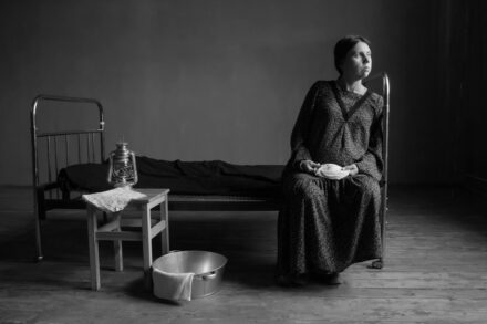Emotional Healing woman sitting on bed