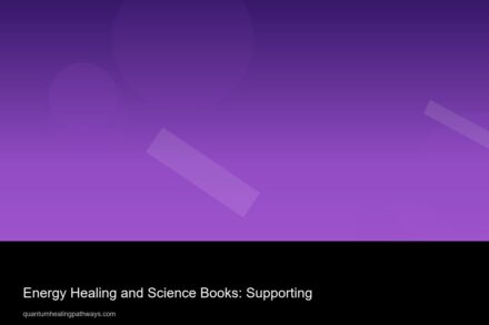 energy healing and science books supporting 12474