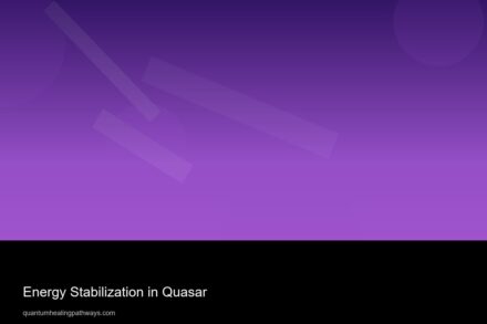 energy stabilization in quasar 19829