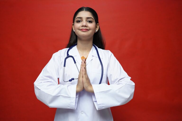 Holistic Healing a person in a white coat