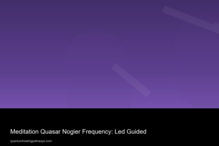 Meditation Quasar Nogier Frequency: Led Guided 6 meditation quasar nogier frequency led guided 17571