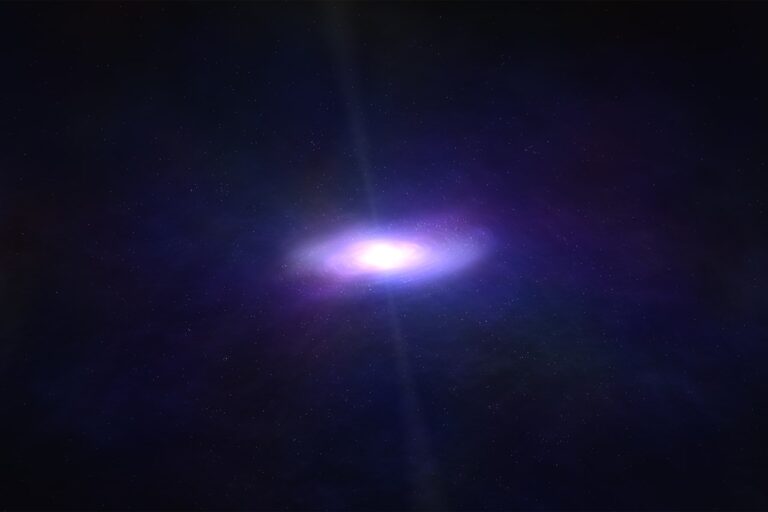 an image of a bright object in the sky
