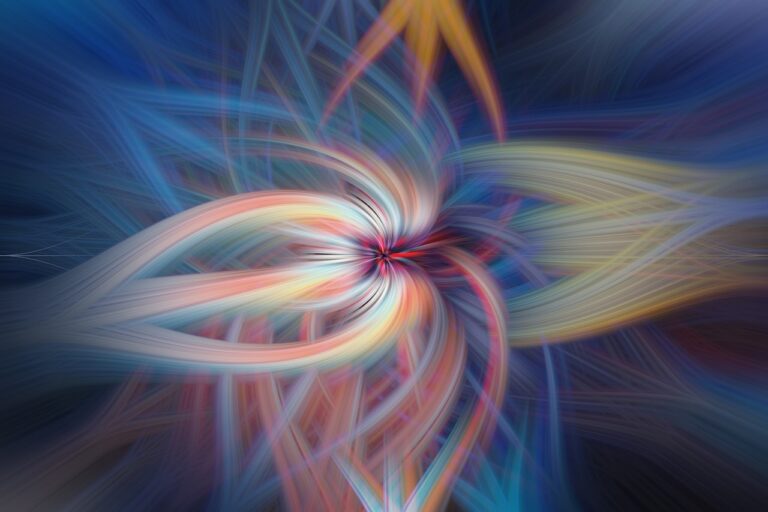 quantum energy healing concept with glowing energy fields and chakras