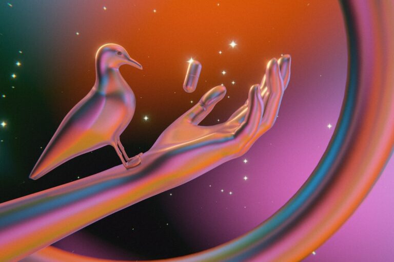 A picture of two birds sitting on a branch