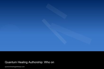 quantum healing authorship who on 8355