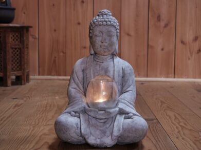 Person practicing quantum healing meditation with golden light visualization