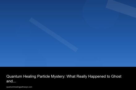 quantum healing particle mystery what really happe 8337