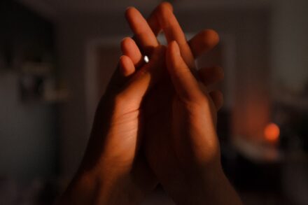 Quantum Healing & Techniques persons hand forming heart