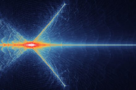 quantum healing works techniques wellness Abstract blue and orange light streaks pattern