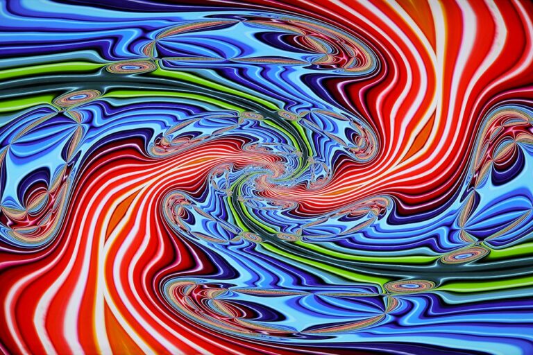 orange green and blue abstract painting