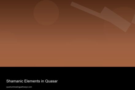 shamanic elements in quasar 19587
